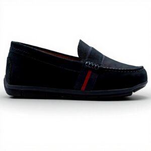 Aldo Damianflex Moccasin Mens Leather Loafers Navy