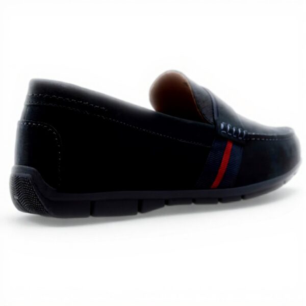 Aldo Damianflex Moccasin Mens Leather Loafers Navy