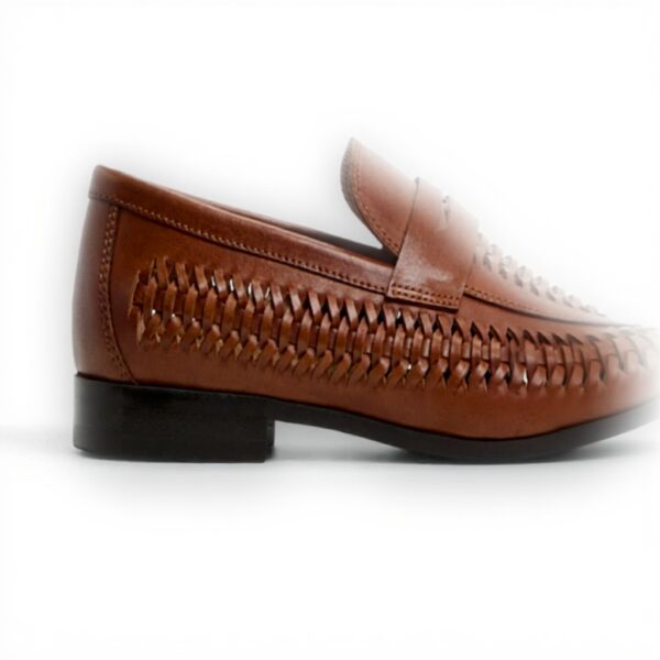 Aldo Men's Danilo Leather Loafer Tan Taupe Slip-On Shoes