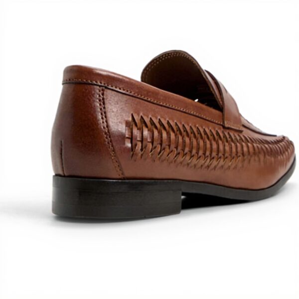 Aldo Men's Danilo Leather Loafer Tan Taupe Slip-On Shoes