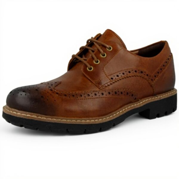 Clarks Batcombe Wing Mens Brogues Leather Lace-Up Shoes