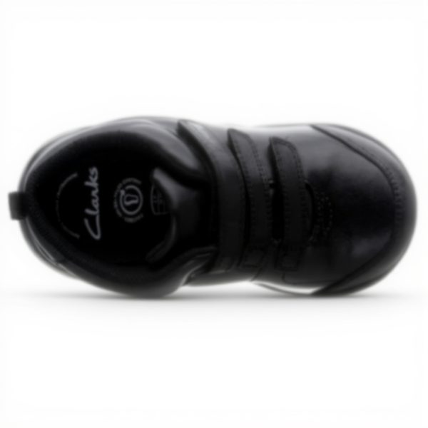 Clarks Boys Leather School Shoes Protective Toe Wide Fit