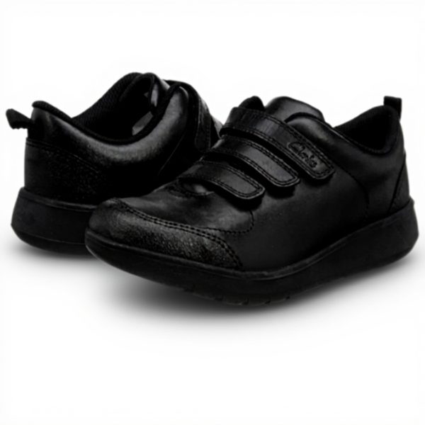 Clarks Boys Leather School Shoes Protective Toe Wide Fit