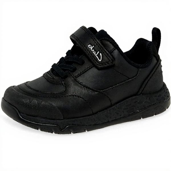 Clarks Boys Steggystride KSneaker Leather Comfortable Trainers