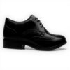Clarks Brandon Limit Mens Lace-Up Shoes Black Leather