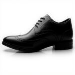 Clarks Brandon Limit Mens Lace-Up Shoes Black Leather