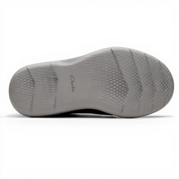 Clarks Brantin Plain Black Leather Lace-Up Shoes Men