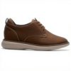 Clarks Brantin Plain Mens Lace-Up Shoes Beeswax Leather