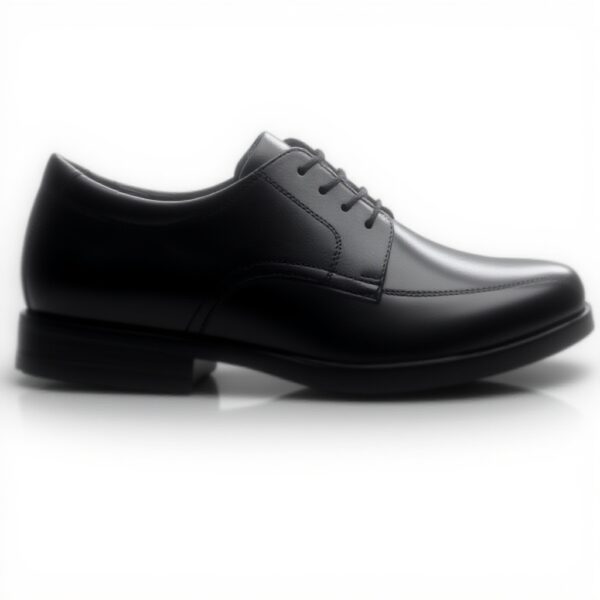 Clarks Howard Over Lace-Up Shoes Men Black Leather