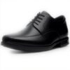 Clarks Howard Over Lace-Up Shoes Men Black Leather