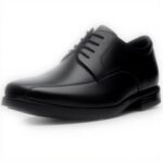 Clarks Howard Over Lace-Up Shoes Men Black Leather