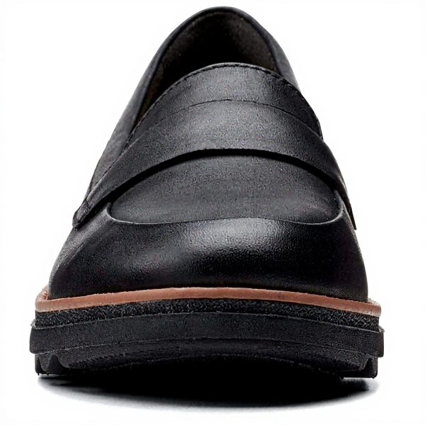 Clarks Sharon Dolly Womens Loafers Black Soft Comfort