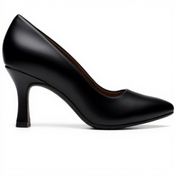 Clarks Kataleyna Gem Court Shoes Black Leather Women