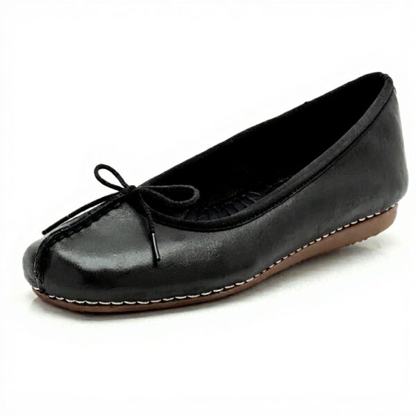 Clarks Women's Freckle Ice Ballet Flats Leather Comfort Shoes