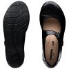 Clarks Women's Hope Henley Shoes Black Leather Loafers