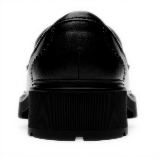 Clarks Women's Lauryl Tassel Black Leather Loafers