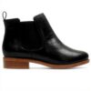Clarks Taylor Shine Chelsea Boots Women Leather Comfort