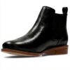 Clarks Taylor Shine Chelsea Boots Women Leather Comfort
