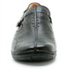 Clarks Womens Un Loop Loafers Black Leather Flat Shoes