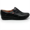 Clarks Womens Un Loop Loafers Black Leather Flat Shoes