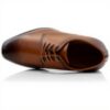 Classic Derby Shoes Men Cognac Vegan Leather CONAL FOOTWEAR