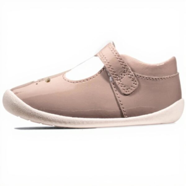Clarks Girls Pre-Walker Ballet Flat Supportive Strapping