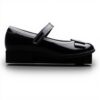 Clarks Girls Scala Tap K Ballet Flats Black Patent Leather