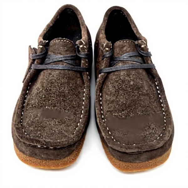 Clarks Wallabeeevo Derby Mens Boots Dark Brown Suede