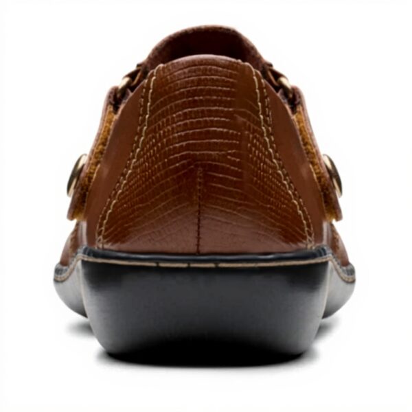 Clarks Womens Ashland Gem Loafer Leather Comfort Slip-On