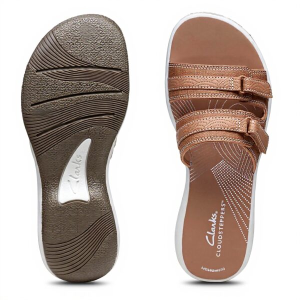 Clarks Womens Breeze Piper Sandal Comfort Cushion Plus