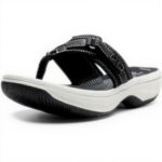 Clarks Womens Breeze Seasandals Flip Flops Comfort Cushion