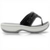 Clarks Womens Breeze Seasandals Flip Flops Comfort Cushion