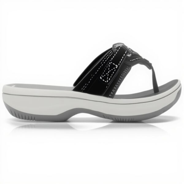 Clarks Womens Breeze Seasandals Flip Flops Comfort Cushion