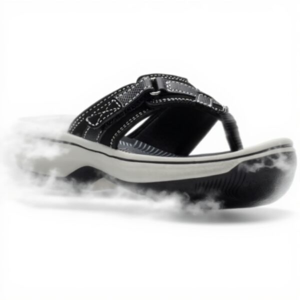 Clarks Womens Breeze Seasandals Flip Flops Comfort Cushion