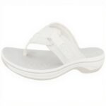 Clarks Womens Brinkley Sea Flip Flops Leather Comfortable