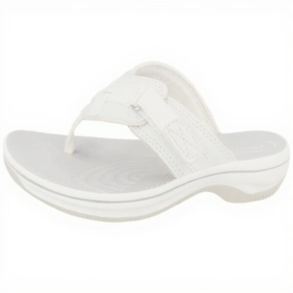 Clarks Womens Brinkley Sea Flip Flops Leather Comfortable