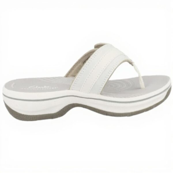 Clarks Womens Brinkley Sea Flip Flops Leather Comfortable