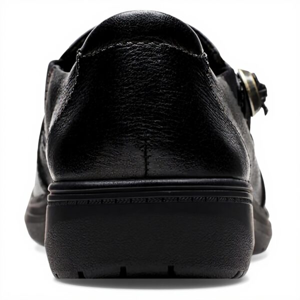 Clarks Womens Carleigh Pearl Loafer Flat Shoes Black