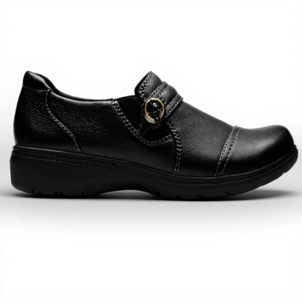 Clarks Womens Carleigh Pearl Loafer Flat Shoes Black