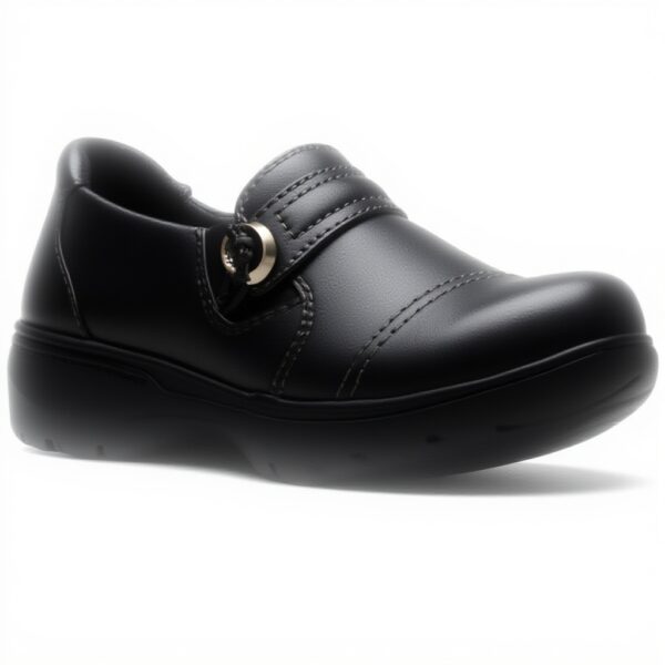 Clarks Womens Carleigh Pearl Loafer Flat Shoes Black