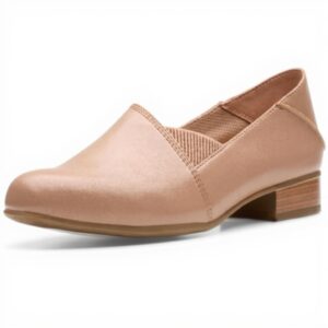 Clarks Womens Juliet Trim Loafer Leather Flat Shoes