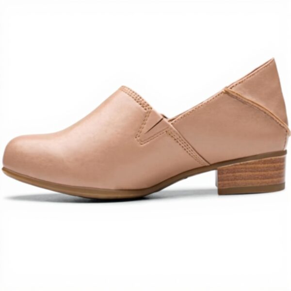 Clarks Womens Juliet Trim Loafer Leather Flat Shoes