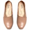 Clarks Womens Juliet Trim Loafer Leather Flat Shoes