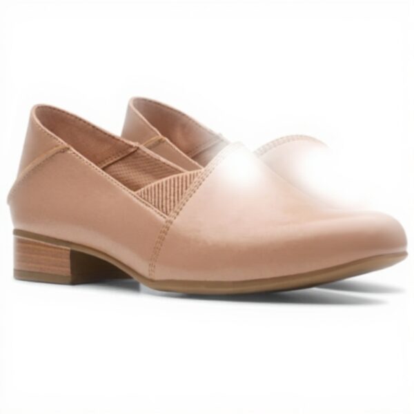 Clarks Womens Juliet Trim Loafer Leather Flat Shoes