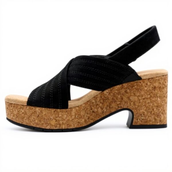 Clarks Womens Nerisa West Sandal Leather Comfort Fashion