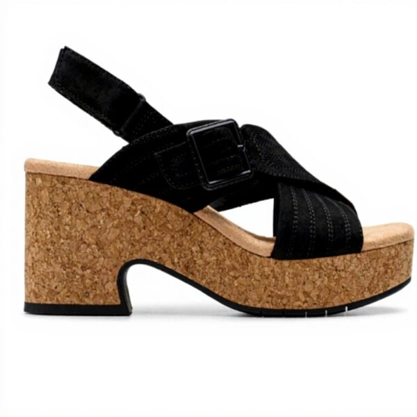 Clarks Womens Nerisa West Sandal Leather Comfort Fashion