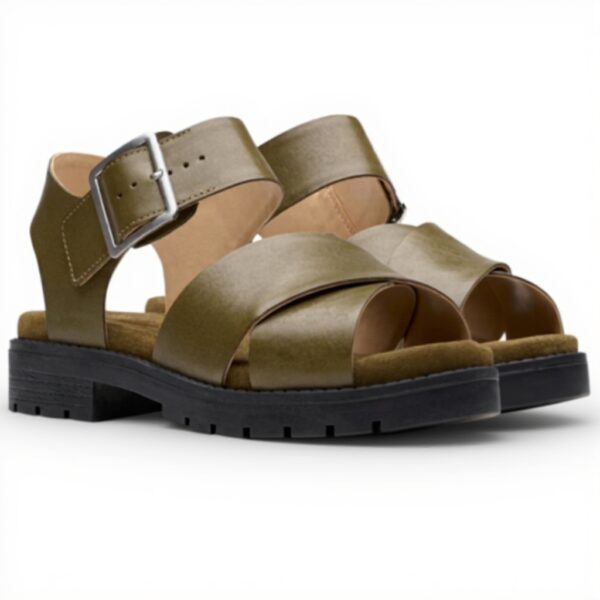 Clarks Womens Orinoco CrossSandal Leather Comfort Casual