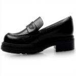 Clarks Womens Orinoco3 Edge Loafer Comfort Black Leather