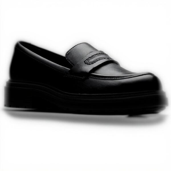 Clarks Womens Orinoco3 Edge Loafer Comfort Black Leather