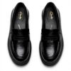 Clarks Womens Orinoco3 Edge Loafer Comfort Black Leather